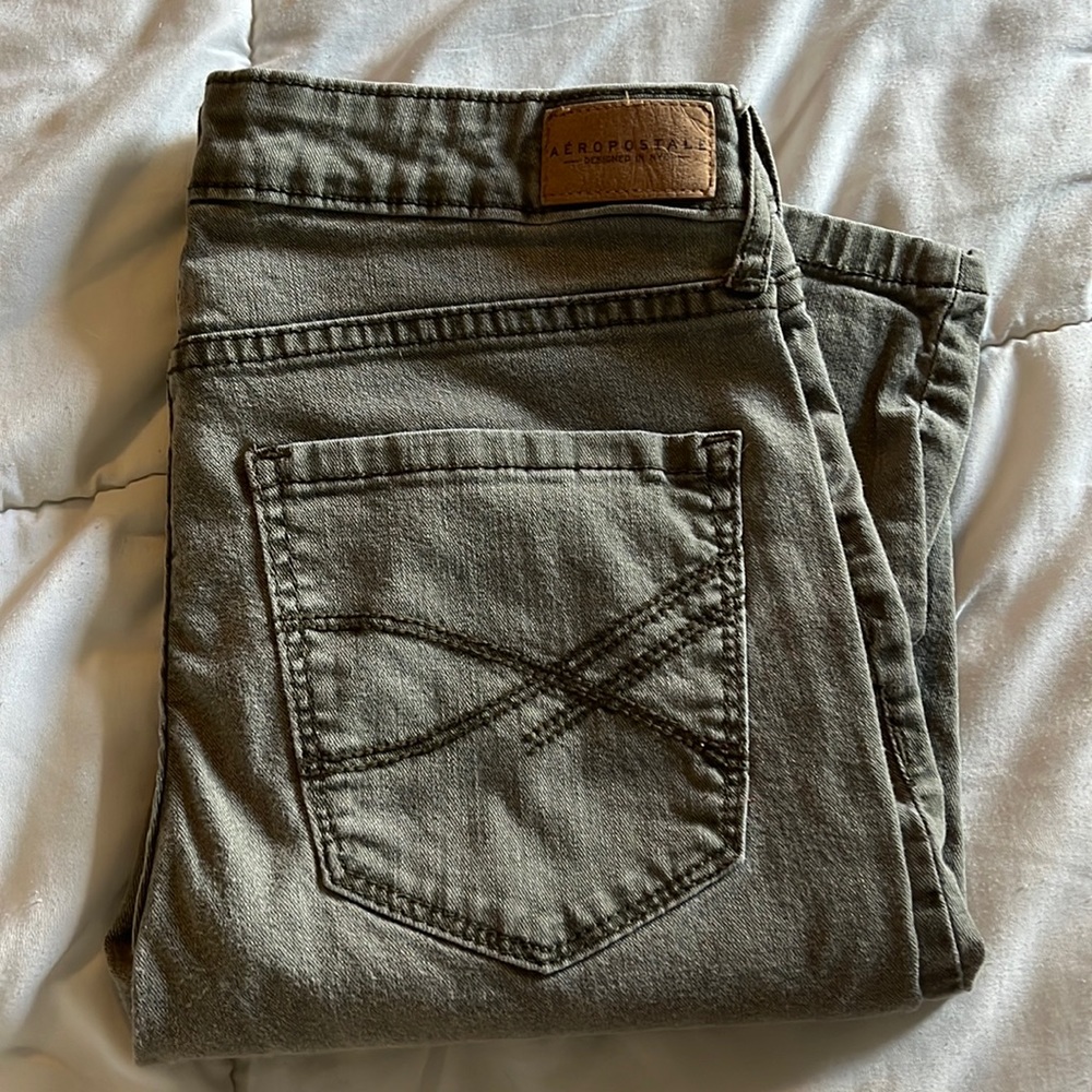 Aeropostale Sage green jeans!! (Size 4)